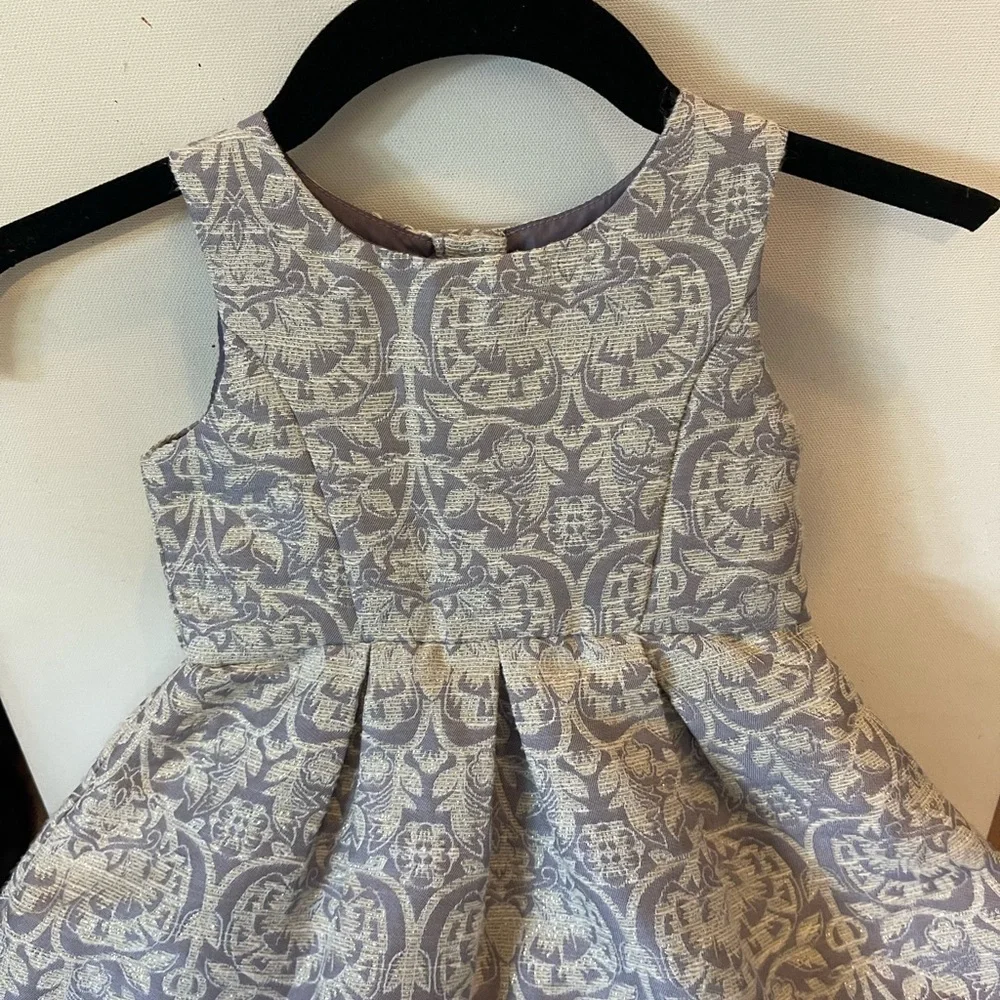 Genuine Kids OshKosh fancy high low dress girls purple gold sparkle